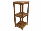 3-Tier Acacia Wood Bath Shelf KD - Sustainable Bathroom Organizer